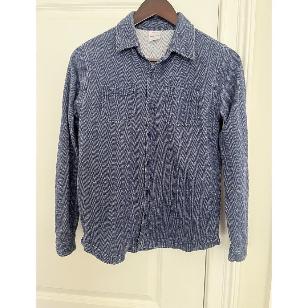 Hanna Andersson Boys Button Down shirt Sz. 12 blue